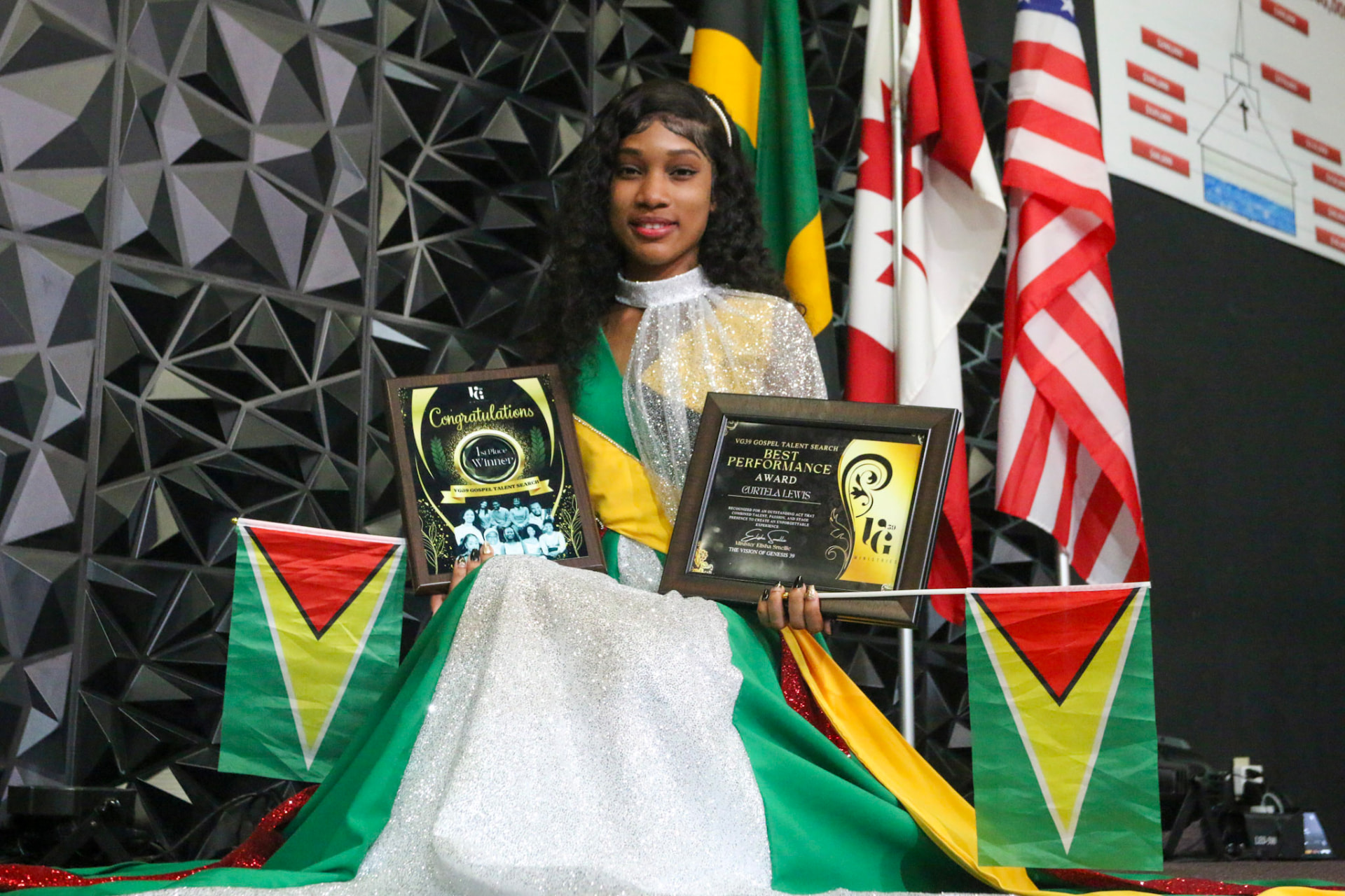 1st place talent search winner